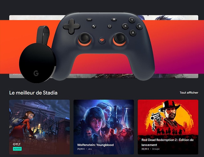 Des offres de jeux intéressantes sur Stadia
