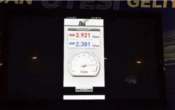 Le Mate X 20 d'Huawei affiche un débit descendant de 2,381 GB/s
