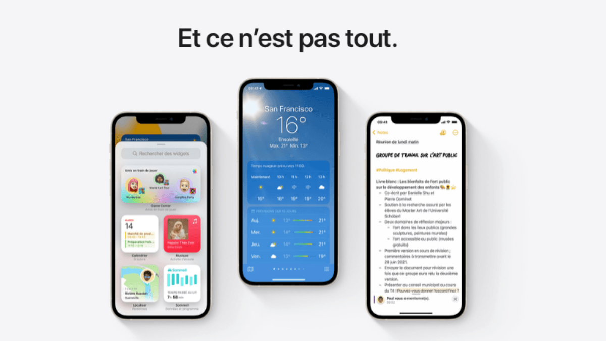 iOS 15.4 et ses autres fonctionnalités Les autres fonctionnalités d'iOS 15.4